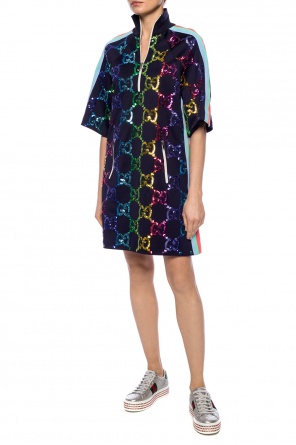 Sequinned-logo dress, zdjęcie 2 Sequinned-logo dress od Gucci